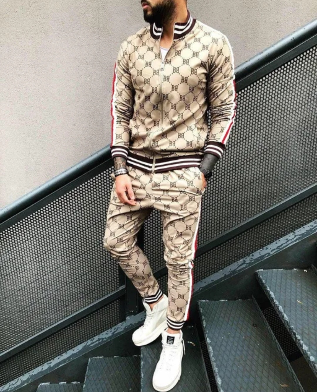 Track Suit Multi Colored